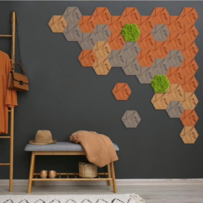 lekre kork fliser i moderne 3D design