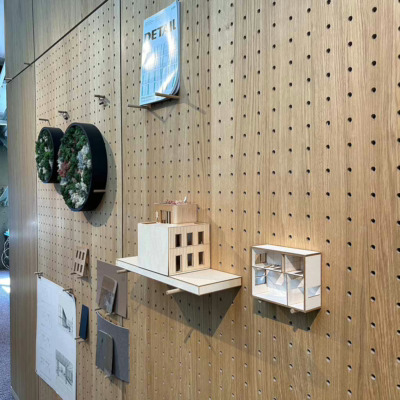 Pegwall på kontoret hos Dyrø og Moen arkitekter